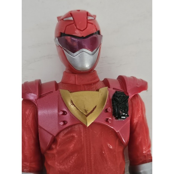 Power Rangers 2019 Beast Morphers Red Ranger 12-in Plastic Action Figure Hasbro - Picture 2 of 11